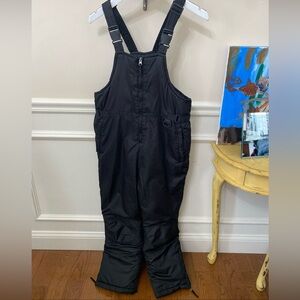 Ixtreme Outfitters Boys/Girls Black Insulated Snow Skiing Bibs Size 12/14 Youth